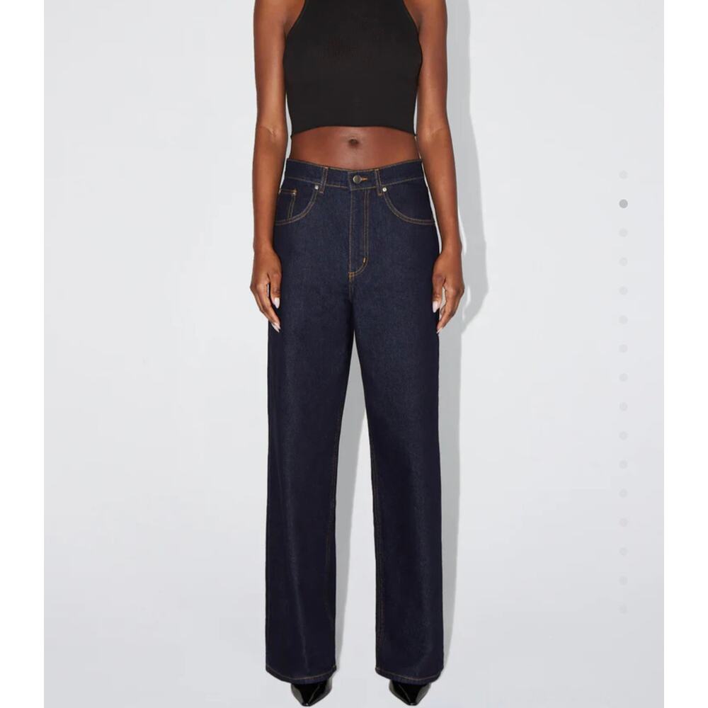 KHY by Kylie Jenner CLASSIC LOW RISE DENIM | DARK WASH NWT Size 26
